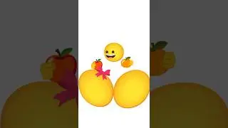 Hey apple! (Emoji version) #animation #emoji #shorts