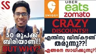 Why & How do Uber Eats, Zomato, Swiggy give such CRAZY DISCOUNTS?! Food delivery DISCOUNTS REASON