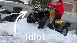 2 idiots abuse quad until something breaks