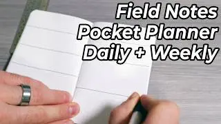 Field Notes Pocket Planner  - Updated Daily View