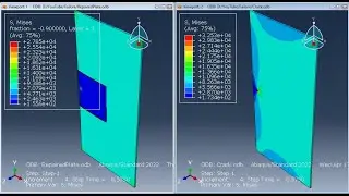 Abaqus Tutorial: Modeling of composite patch repair for cracked rectangular plate using Abaqus.