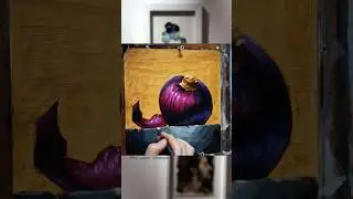 Pintando un Bodegón con Cebolla 🧅 🎨 #shortvideo #art #pinturaoleo #oilpainting #bodegon #fineart