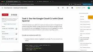 Cloud Spanner - Database Fundamentals | GSP1048