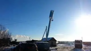 Водонапорная башня,  что-то  пошло не так
