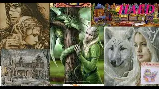 Карусель МНОГОЦВЕТКИ Круг 39)) HAED / ХАЕД УРА!!!))) Химера )) Вышивка