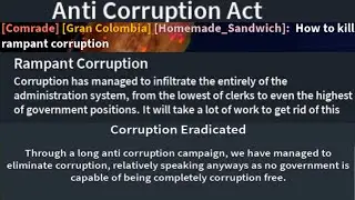 How to REMOVE Rampant Corruption in Roblox Rise of Nations