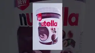 NUTELLA ICE CREAM / GELATO NUTELLA IN 30" || FLORIDEAS #video #chocolate #review #vlog #viral  #food