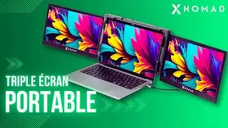 Test du X3 Pro® X-Nomad : Triple Écran 🖥️ 🖥️ 🖥️ Productivité Maximale!  Facile, Full HD, Tous OS !!!