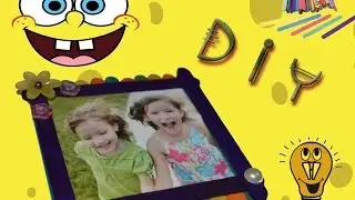 DIY TUTORIALS: How to make an original photo frame with wooden sticks