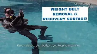 Weight Belt Removal and Replacement Surface • PADI Open Water Diver Course - Scuba Diving Tips