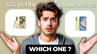 Samsung Galaxy S24 Ultra vs Galaxy A34 5G Comparison 2026 | Features, Specs & Buyer Guide