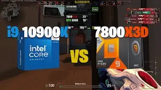 7800X3D VS i9 10900K - Valorant