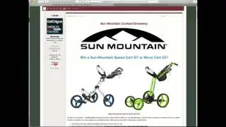 Win a Sun Mountain Push Cart Contest Winner Selection