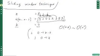 003 Техника сканирующего окна Sliding window technique