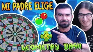 MI PADRE ELIGE LOS OBJETOS DE MI NIVEL DE GEOMETRY DASH