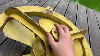 I Found An Antique Fan In My Garden!!!
