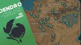 All 36 Desert Of Girdle of the Sands Dendroculus Locations [Genshin Impact]
