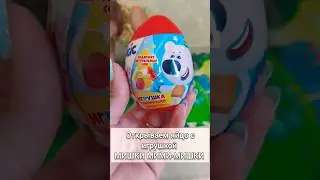 Игрушка из мультика.  Киндер Сюрприз Распаковка 