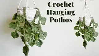 EASY Crochet Mini Hanging Money Plant | Crochet Car Plant