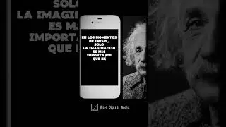 En los momentos de crisis... Grandes Frases “Albert Einstein” #frases #einstein #crisis #vira #2024