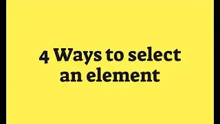 4 Ways To Select an Elements | Editor X