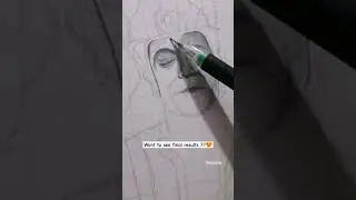 Want to see the final  ✨ results??🧡🔥🧡 It will be worth it !! ✨ | #Shorts #drawing #art #hanuman