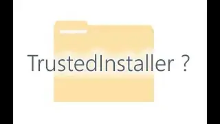EASY!! How to become the owner of system file owned by trusted installer in windows 10