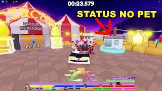 COLOCANDO STATUS NO SEU PET DICAS - RACE CLICKER🏆 ROBLOX !