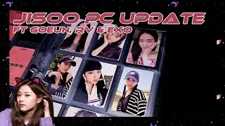 Jisoo Photocard Update (i finally finish born pink) ft Purple Kiss Goeun, Red Velvet & EXO