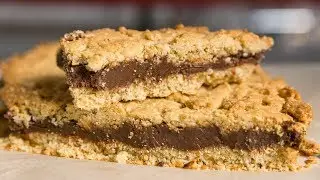 Oatmeal Fudge Bars