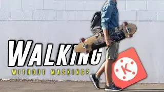 Walk by text reveal 🔥 without masking 🤔 kinemaster tutorial by kine editing11