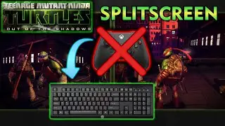 How to Play TMNT out of the Shadows Multiplayer Splitscreen in One Keyboard without Controllers