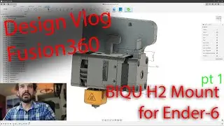 The Extruder Mount for My Ender-6 Sucks. Let's Make A Better One. - Fusion 360 Design Vlog