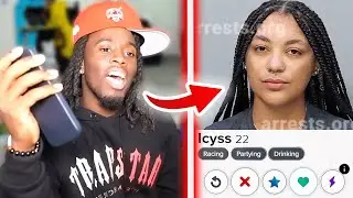 Kai Cenat Tries To RIZZ A FELON On TINDER...💀😂 (Kai Cenat Reaction)