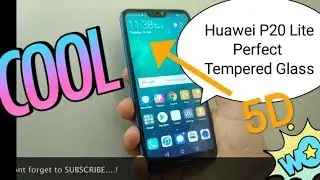 Huawei P20 Lite 5D Tempered Glass, Full Edge-to-Edge 5D