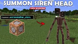 How to Summon Siren Head in Minecraft (COMMAND BLOCK!)