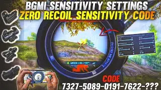 NEW UPDATE 3.7 !!🔥BEST SENSITIVITY CODE+CONTROL SETTINGS BGMI/PUBG MOBILE | BGMI AFTER UPDATE 3.7