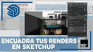 Encuadra tu render en SKETCHUP con Vray