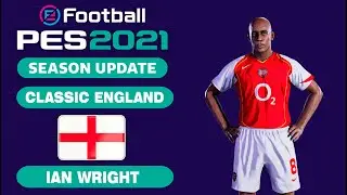 I. WRIGHT face+stats (Classic England) How to create in PES 2021