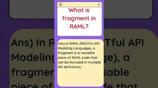 Fragment in RAML | mule4