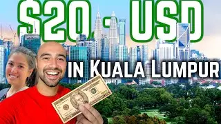 💰20.- USD Challenge In Kuala Lumpur, Malaysia| 1 FULL DAY OUT 🇲🇾