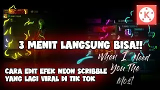 CARA EDIT EFEK NEON SCRIBBLE ( LASER BERGERAK ) FREE FIRE VIRAL TIKTOK DAN IG