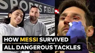 How Messi survived these dangerous tackles