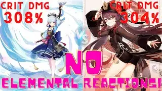 Hu Tao vs Ayaka ⭐NO Elemental Reactions | Genshin Impact