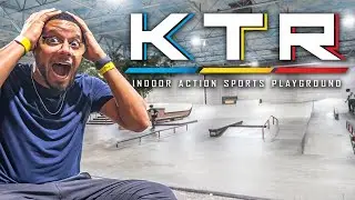 This Indoor Skatepark is INSANE!