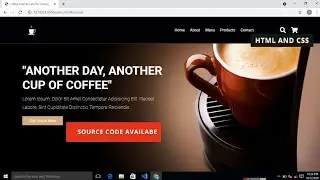 Responsive Coffe Shop Website using Html And Css || Lets Do Coding