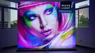WaveLIght LED Backlit Trade Show Display Wall by youHUGE.com