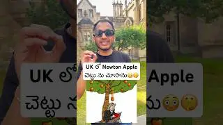 Finally found Newton’s Apple tree🤌🔥 #astamakhil #uk #teluguvlogs