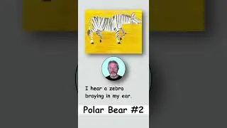 Part-2 "Polar Bear, Polar Bear, What Do You Hear?" #SHORTS  - しろくまくん なにがきこえる？ - ブライアン先生の英語絵本読み聞かせ