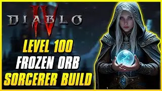 NEW BEST FROZEN ORB SORCERER BUILD FOR SEASON 4 | Diablo 4 Endgame Pit Build Guide